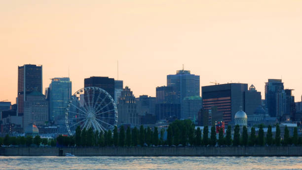 istock Montreal by night, sunrise. Canada 826578600