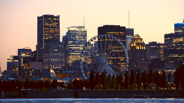 istock Montreal by night, sunrise. Canada 826578630