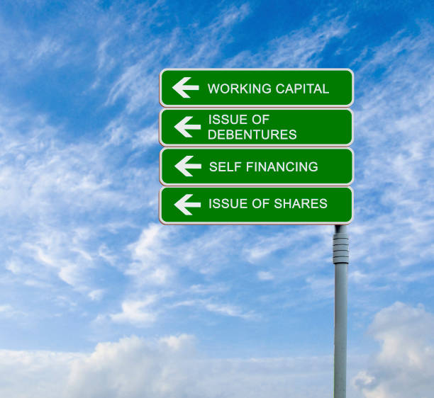 istock Road signs to Sources of Working capital 826581816