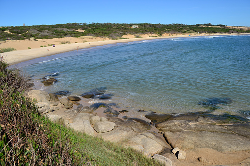 The playa grande beach, near punta del diablo, Rocha, Uruguay
