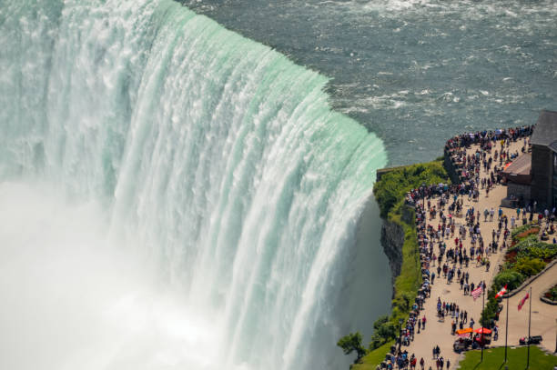 istock Niagara Falls aerial view 826605054