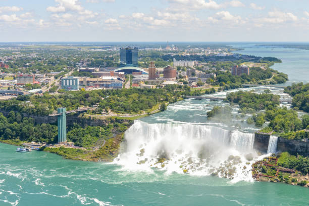 istock Niagara Falls aerial view 826605888