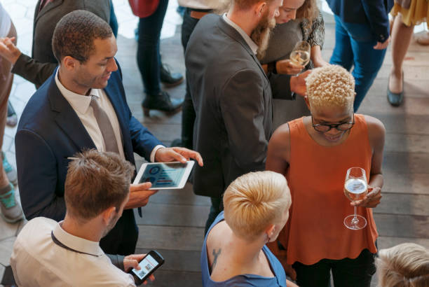 istock Party People Communication Talking Happiness Concept 826608702