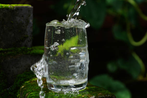 istock The Glass of bubbling water 826617256