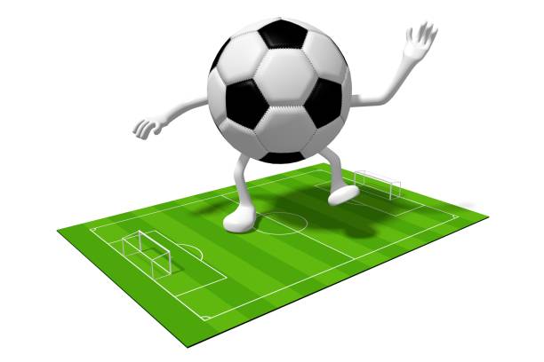 istock 3D soccer/ football concept 826622194
