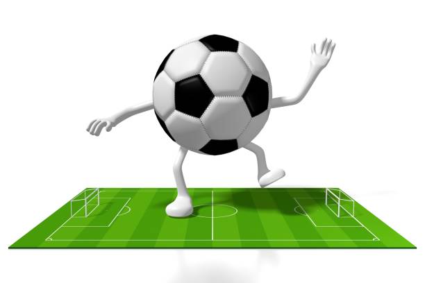 istock 3D soccer/ football concept 826622998