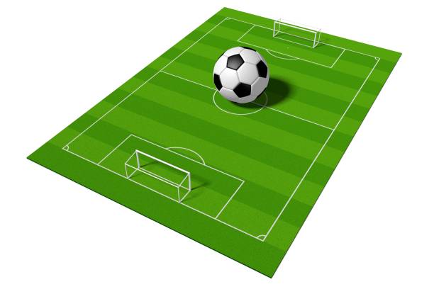 istock 3D soccer/ football concept 826626570