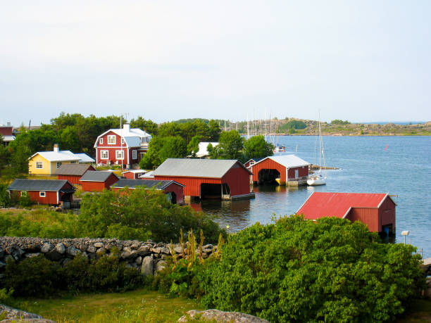 istock A village in archipelago 826630542