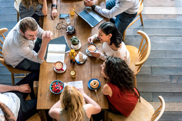 istock Coffee Shop Talking Leisure Lifestyle Relaxation Concept 826633726