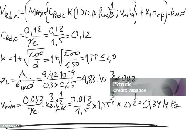 Ilustración de Fórmulas Matemáticas y más Vectores Libres de Derechos de Pizarra blanca - Pizarra blanca, Fórmula matemática, Escritura a mano - Texto
