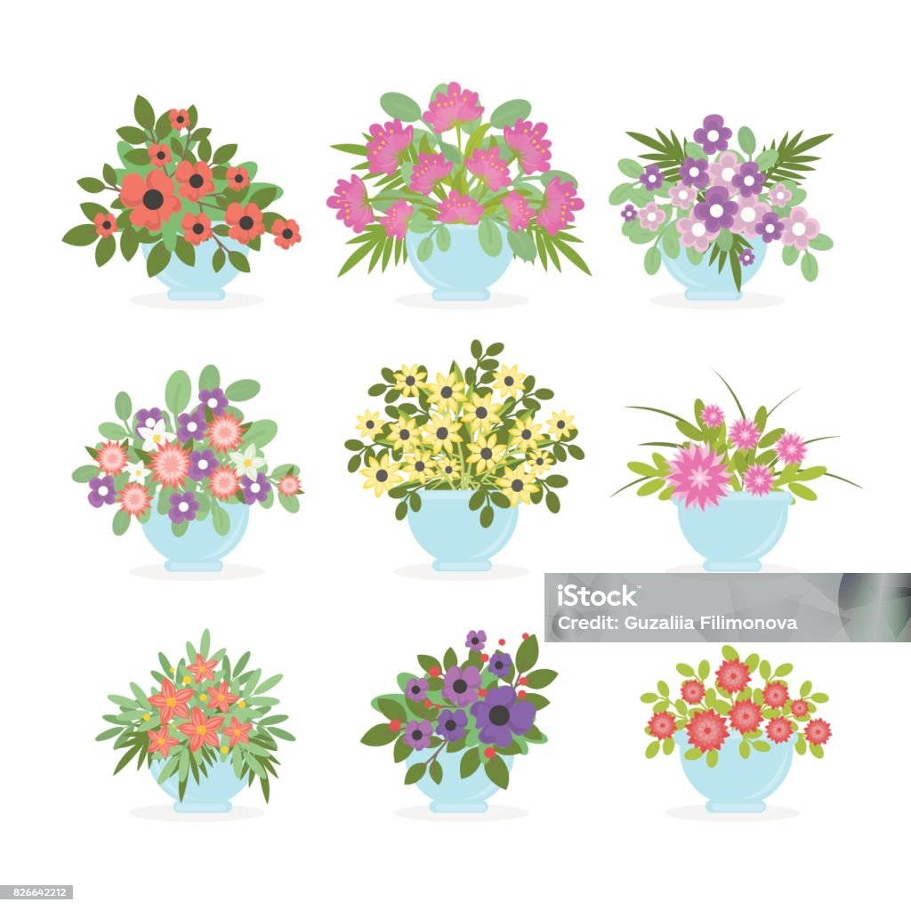 Flower Pots Set On White Background Stock Illustration - Download Image Now - Flower, Vase, Flower Pot - iStock Flower Pots Set On White Background Stock Illustration - Download Image Now - Flower, Vase, Flower Pot - iStock