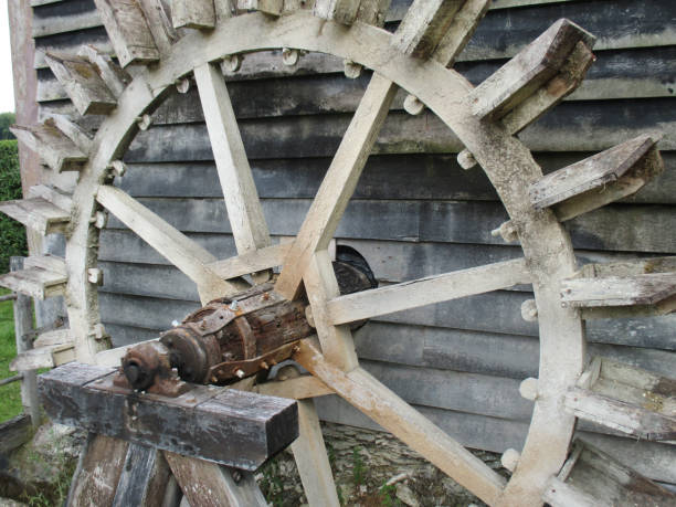 istock Wooden water wheel 826642492