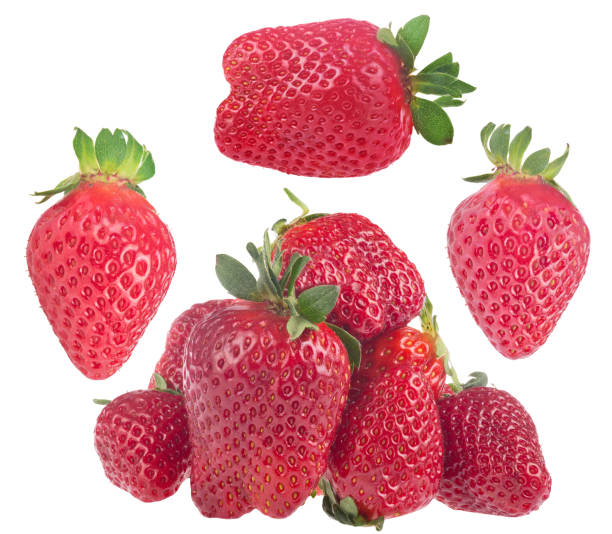 istock set of ripe strawberries isolated on white 826645366