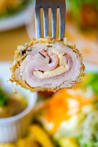 chicken cordon bleu " - cordoning stock-fotos und bilder