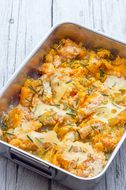 istock Cooking pumpkin baked with cheese 826650294