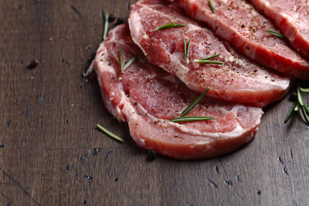 istock Pork steak with rosemary and pepper 826657560