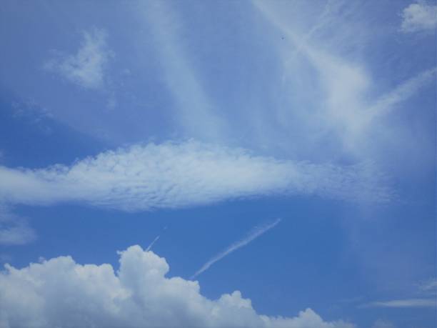 istock Blue sky and white clouds for background on a clear day 826658048