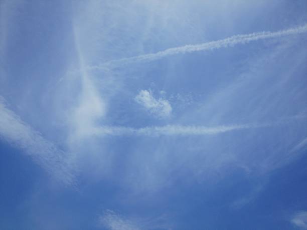 istock Blue sky and white clouds for background on a clear day 826658050