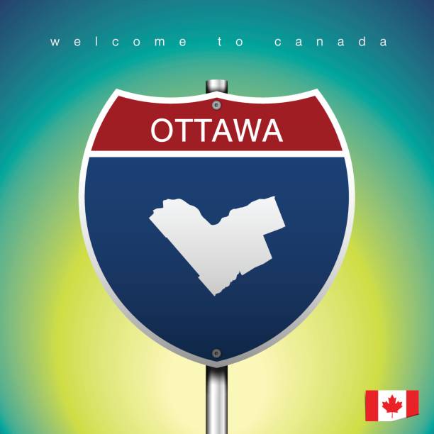 istock The City label and map of Canada 826660540