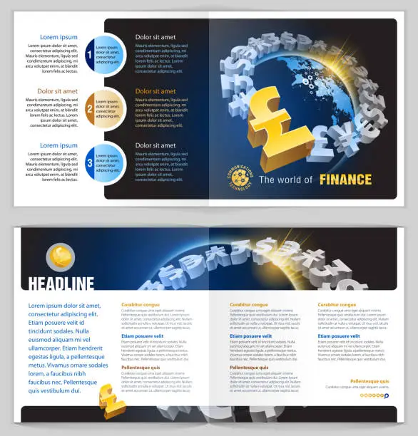 Vector illustration of Global finance