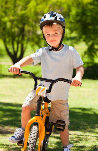 istock Boy with his bike 826669252