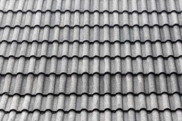 Roof tiles stock photo