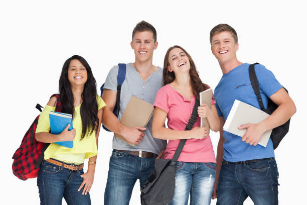 istock A laughing group of students as they look at the camera 826673430