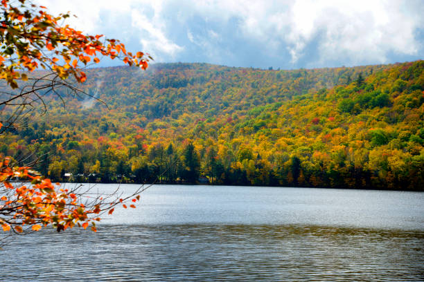 istock Autumn foliage landscape in New England 826685598