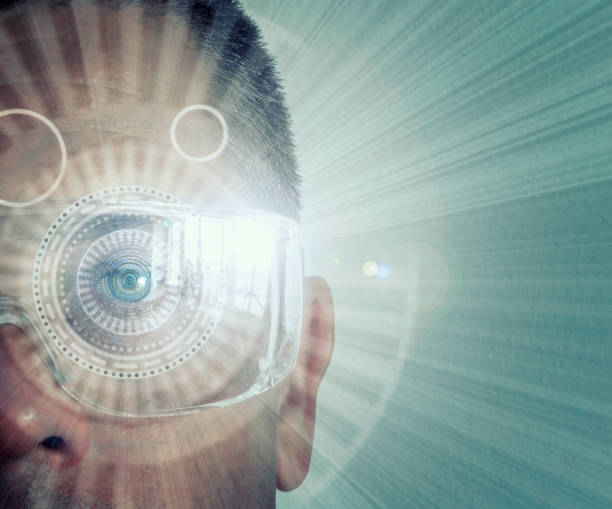 istock Augmented Reality Digital Eye of a Man 826685770
