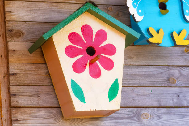 istock wooden birdhouse Close-up 826689504