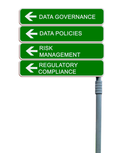 istock road sign to data governance 826691786