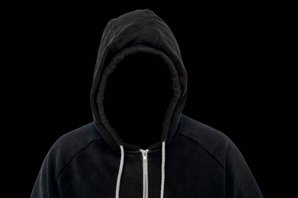 istock Faceless Man in Hooded Top with Clipping Path 826692116