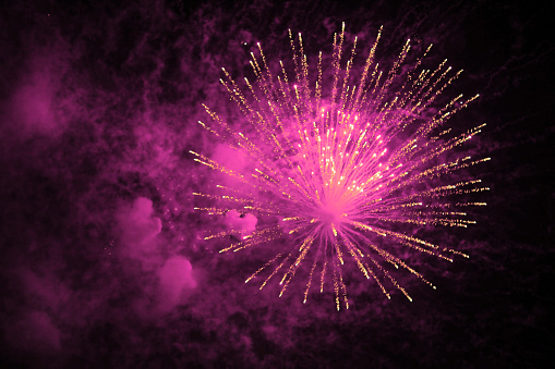 Event, Exploding, Fireworks Display, Wind, Beauty, Celebration, Feast, Color Version