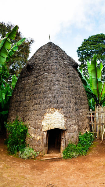 istock Traditional Dorze tribe house in Chencha Ethiopia 826723738