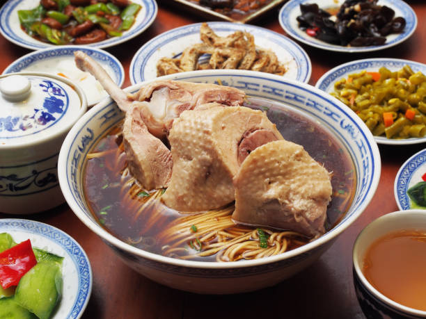 istock Soup noodles with braised duck leg 826724222