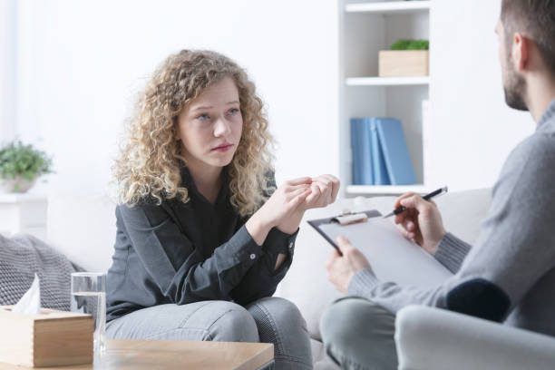 istock Depressed blonde woman 826725332