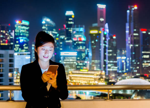 istock Businesswoman using smart phone 826725546