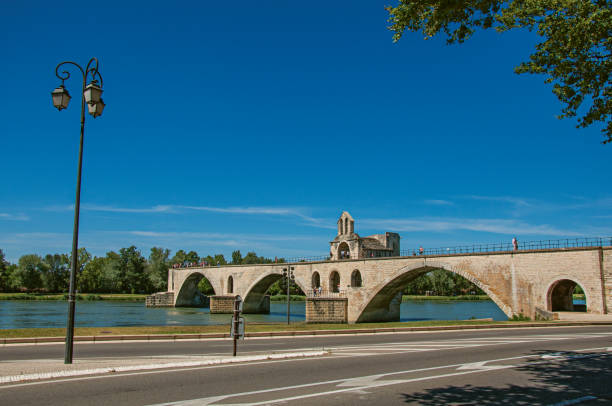 istock Panoramic view of the Pont d'Avignon (bridge). 826733074