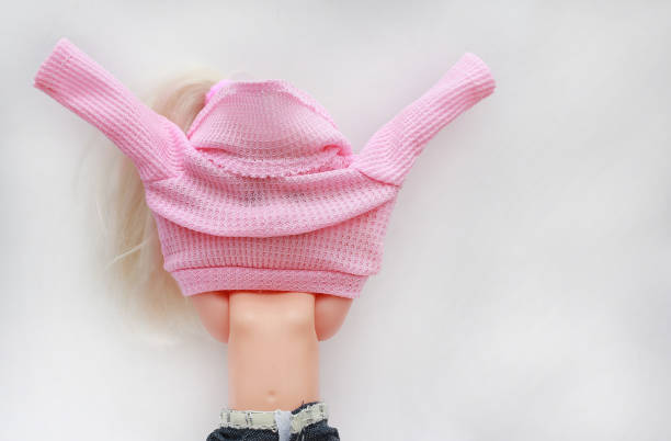 istock Cute Baby doll on white background. 826743922