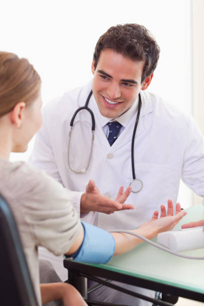 istock Doctor settles down his patient 826746866