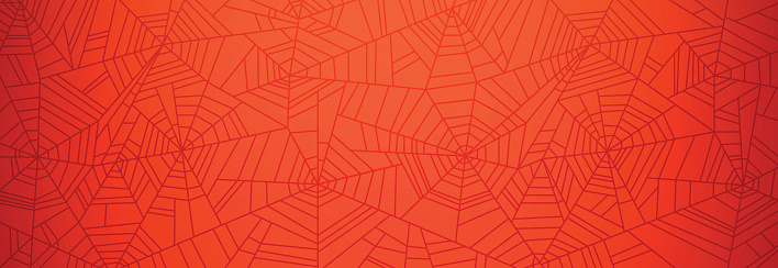Abstract spider web background banner.