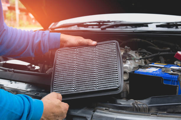 istock Hand of technician checking engine of car. Auto mechanic checking car engine. Maintenance checking car. 826767924