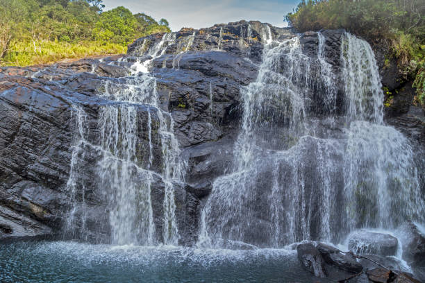 istock Baker's Falls is a famous waterfall in Sri Lanka. 826778294