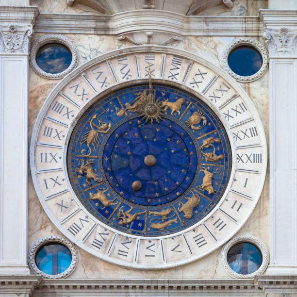 istock Venice, Italy - St Mark's Clocktower detail 826779138