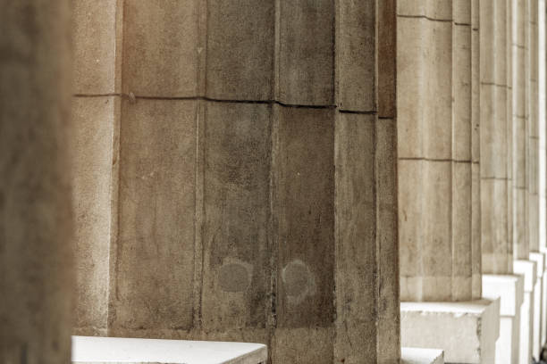 istock Close-up of classic columns in a row 826782066