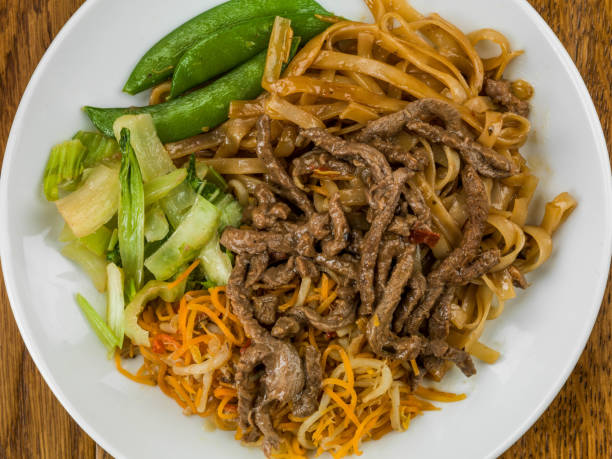 istock Thai Style Beef Noodles in Chilli Sauce 826785632