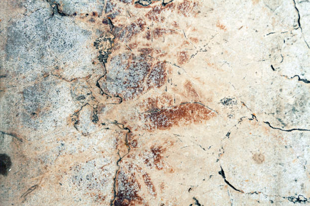istock Close-up front of cracked marble texture 826788502