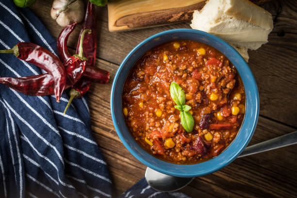 istock Mexican chili with meat. 826791582
