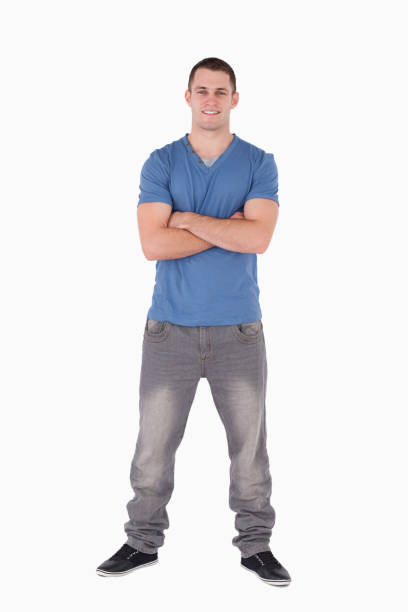istock Portrait of a young man standing up 826798406