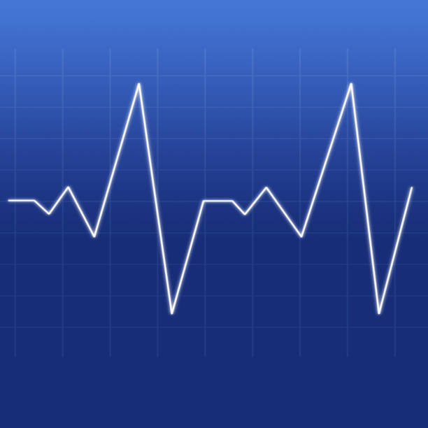 istock Heartbeat being designed by a white line 826798592